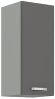 Horní skříňka GREY šedý lesk / šedá 30 G-72 1F 