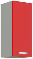 Horní skříňka ROSE červený lesk / šedá, 30 G-72 1F 