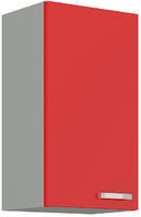 Horní skříňka ROSE červený lesk / šedá, 40 G-72 1F 