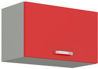 Horní skříňka ROSE červený lesk / šedá, 60 GU-36 1F 