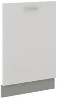 Dvířka na myčku BIANKA bílý lesk-šedá ZM 713 x 596 