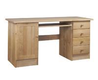 Psací stůl III Modern, 60 x 150 cm, masiv borovice 