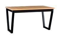 Stůl rozkládací jídelní IKON 2, 80 x 140/180 cm, kovové nohy 