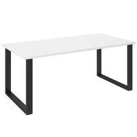 Jídelní stůl IMPERIAL bílý, 90x185 cm 