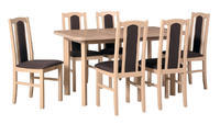 Jídelní set 1+6, stůl WENUS 2 P a židle BOS 7 