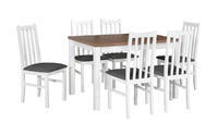 Jídelní set 1+6, stůl MAX 5 a bukové židle BOS 10 