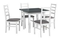Jídelní set 1+4, stůl Max 7 a bukové židle NILO 8 