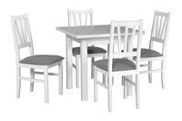 Jídelní set 1+4, stůl Max 7 a bukové židle BOS 5 