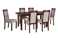 Jídelní set 1+6, stůl Wenus 5 a bukové židle Roma 5 