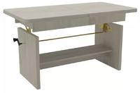 Rozkládací konferenční stolek Janek Kraft Bílý 116 x 62 cm 