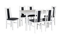 Jídelní sestava,  stůl MAX 5 a  židle BOSS 14 