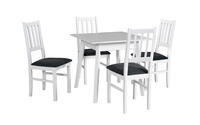 Jídelní sestava 1+4, stůl OSLO 1 a bukové židle BOSS 4 
