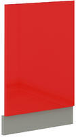 Dvířka na myčku ROSE červený lesk / šedá, ZM 570x446 