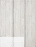 Šatní skříň REMO RM1  bílý mat / dub wilton / antracit, 150 cm 