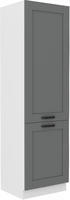 Vysoká lednicová skříň LUNA bílá/dustgrey MDF 60 LO-210 2F 