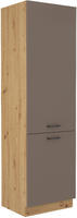 Vysoká potravinová skříň Bolonia artisan/truffle grey 60 DK 210 2F 
