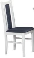 Čalouněná jídelní židle Bos 14  bílá/šeda 