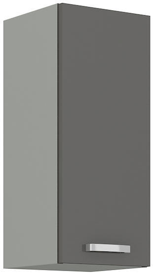 Horní skříňka GREY šedý lesk / šedá 30 G-72 1F, skladem  - 1