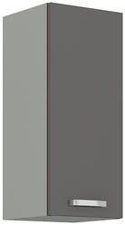 Horní skříňka GREY šedý lesk / šedá 30 G-72 1F, skladem - 1/2