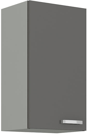 Horní skříňka GREY šedý lesk / šedá 40 G-72 1F  - 1