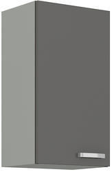 Horní skříňka GREY šedý lesk / šedá 40 G-72 1F - 1/3