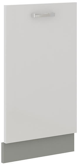 Dvířka na myčku BIANKA bílý lesk-šedá ZM 713 x 446 