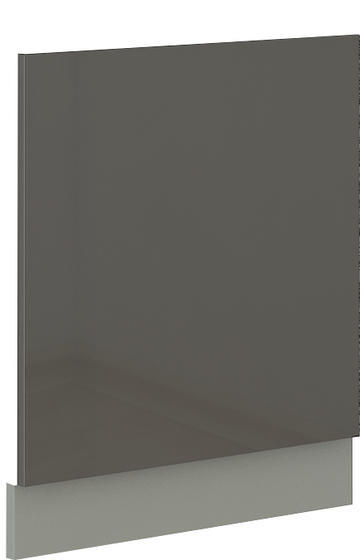 Dvířka na mycku GREY šedý lesk / šedá ZM 570x596  - 1
