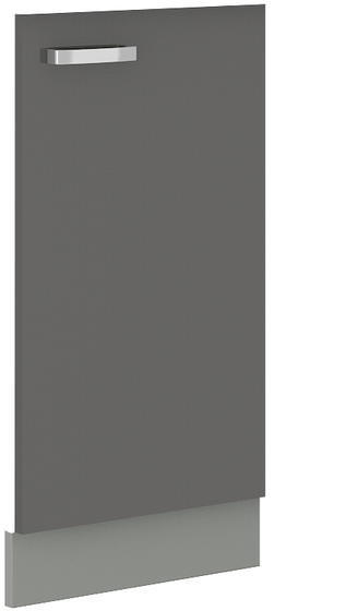 Dvířka na mycku GREY šedý lesk / šedá ZM 713x446 