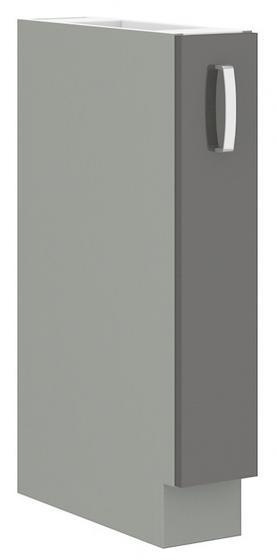 Spodní skříňka GREY šedý lesk / šedá 15 D CARGO BB  - 1
