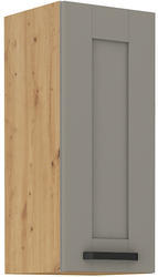 Horní skříňka LUNA artisan/claygrey MDF 30 G-72 1F - 1/3