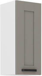 Horní skříňka LUNA bílá/claygrey MDF 30 G-72 1F - 1/3