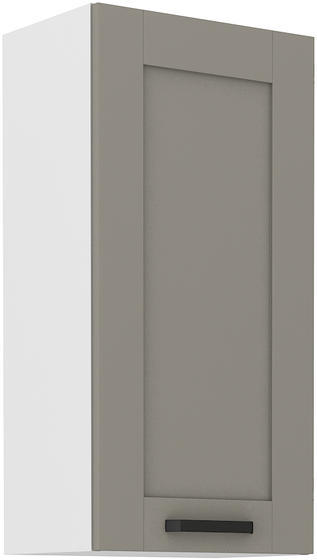 Horní skříňka LUNA bílá/claygrey MDF 45 G-90 1F  - 1