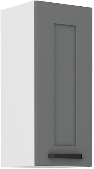 Horní skříňka LUNA bílá/dustgrey MDF 30 G-72 1F  - 1