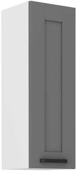 Horní skříňka LUNA bílá/dustgrey MDF 30 G-90 1F  - 1
