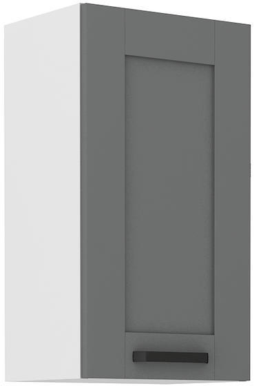 Horní skříňka LUNA bílá/dustgrey MDF 40 G-72 1F  - 1