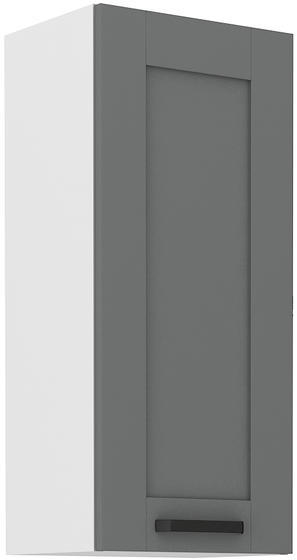 Horní skříňka LUNA bílá/dustgrey MDF 40 G-90 1F  - 1