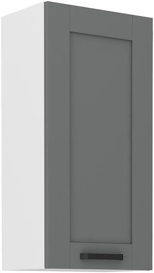 Horní skříňka LUNA bílá/ dustgrey MDF 45 G-90 1F  - 1