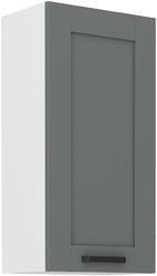 Horní skříňka LUNA bílá/ dustgrey MDF 45 G-90 1F - 1/3