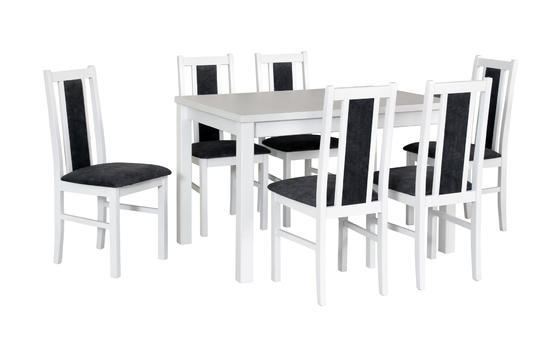 Jídelní set 1+6,  stůl rozkládací MAX 5 a židle Bos 14  - 1