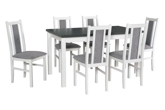 Jídelní set  1+6, stůl ALBA 1 a židle BOS 14  - 1