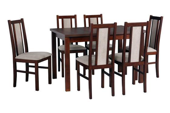 Jídelní set 1+6 , stůl ALBA 1 a židle BOS 14  - 1