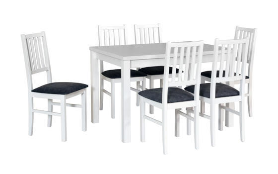 Jídelní set 1+6, stůl MAX 5 a bukové židle  NILO 7  - 1