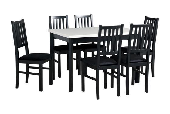 Jídelní set 1+6, stůl MAX 5 P a bukové židle  NILO 7  - 1