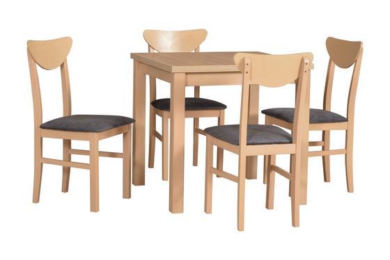 Jídelní set 1+4, stůl MAX 8 a bukové židle Hugo 3  - 1