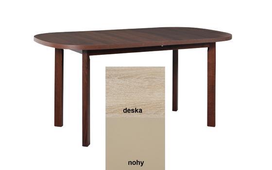 Stůl jídelní rozkládací WENUS 1 P, 80 x 160/200 cm, dub sonoma  - 1
