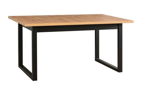 Stůl rozkládací jídelní IKON 3, 80 x 140/180 cm, kovové nohy  - 1