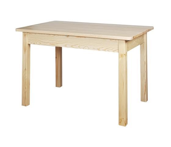 Stůl jídelní borovicový rozkládací, 75 x 120 / 168 cm  - 1