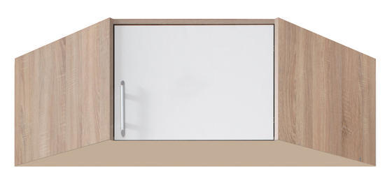 Nástavec na rohovou skříň SMART SRN4 dub sonoma / bílá lux, 95 x 95 cm  - 1