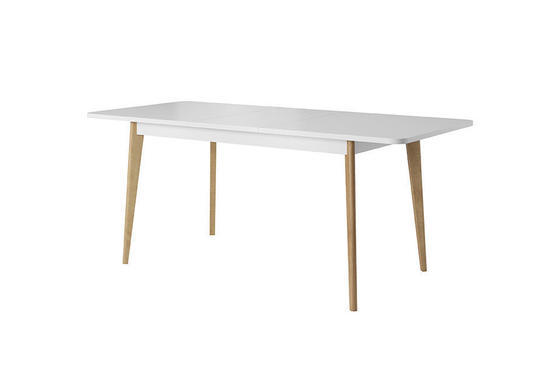 Rozkládací  jídelní stůl NORDI bílý 80x140/180  cm  - 1