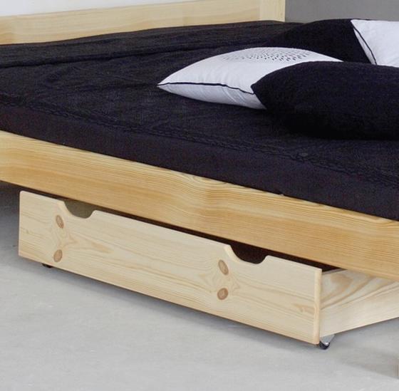 Šuplík pod postel skladem, 57 x 98 cm borovice 